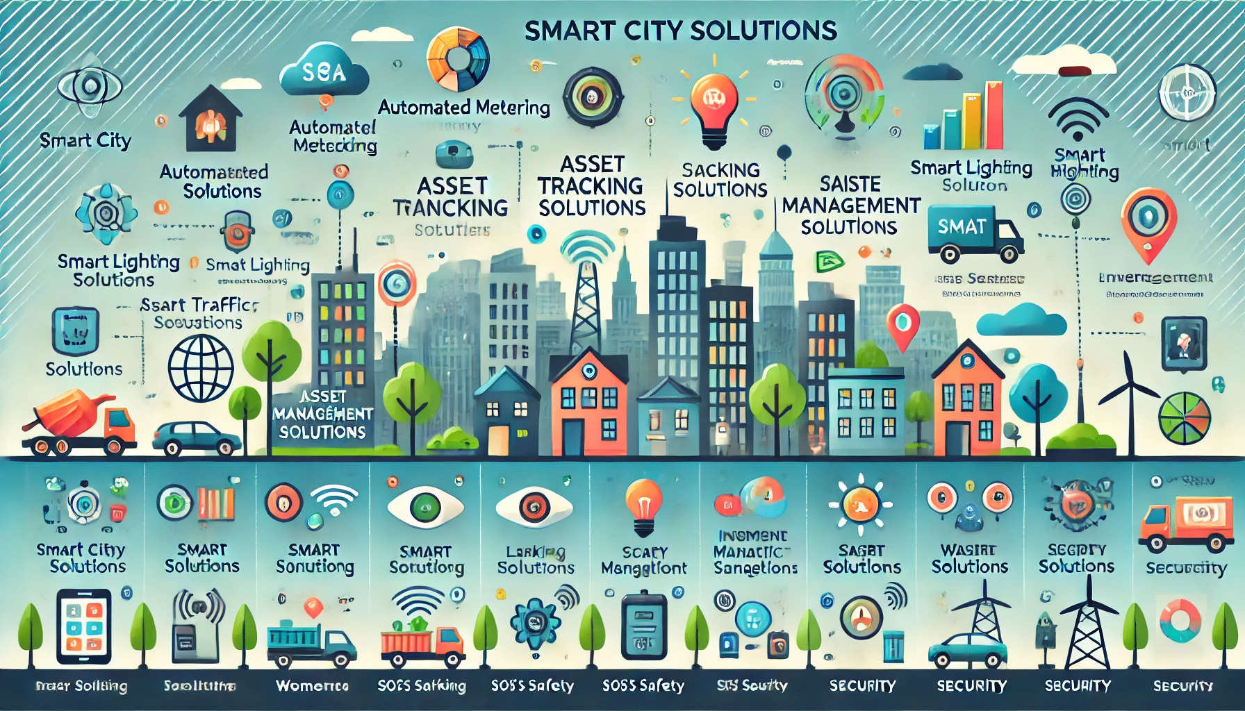 Smartair Smartcity Digital Solutions infographic